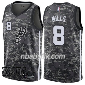 NBA Børn Trøje San Antonio Spurs Patty Mills 8 Nike City Edition Sort Swingman